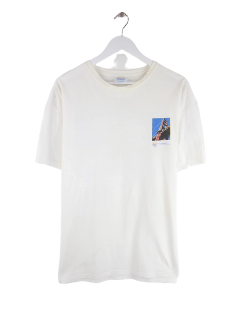 Hanes 1993 Vintage San Francisco Print T-Shirt Weiß XL