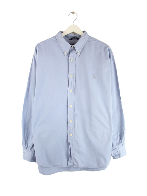 Nautica Embroidered Logo Button Down Hemd Blau XL
