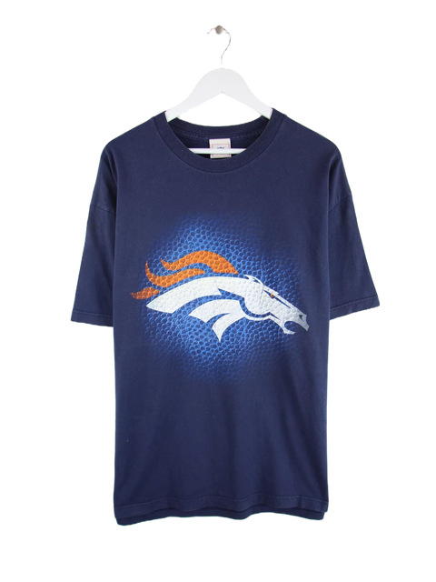 Reebok 00s NFL Denver Broncos Print T-shirt bleu XXL