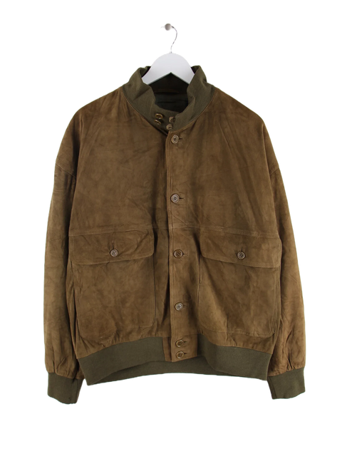 Vintage Bomber Jacke Braun XL