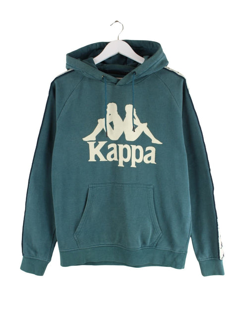 Kappa Print Tape Hoodie Grün M