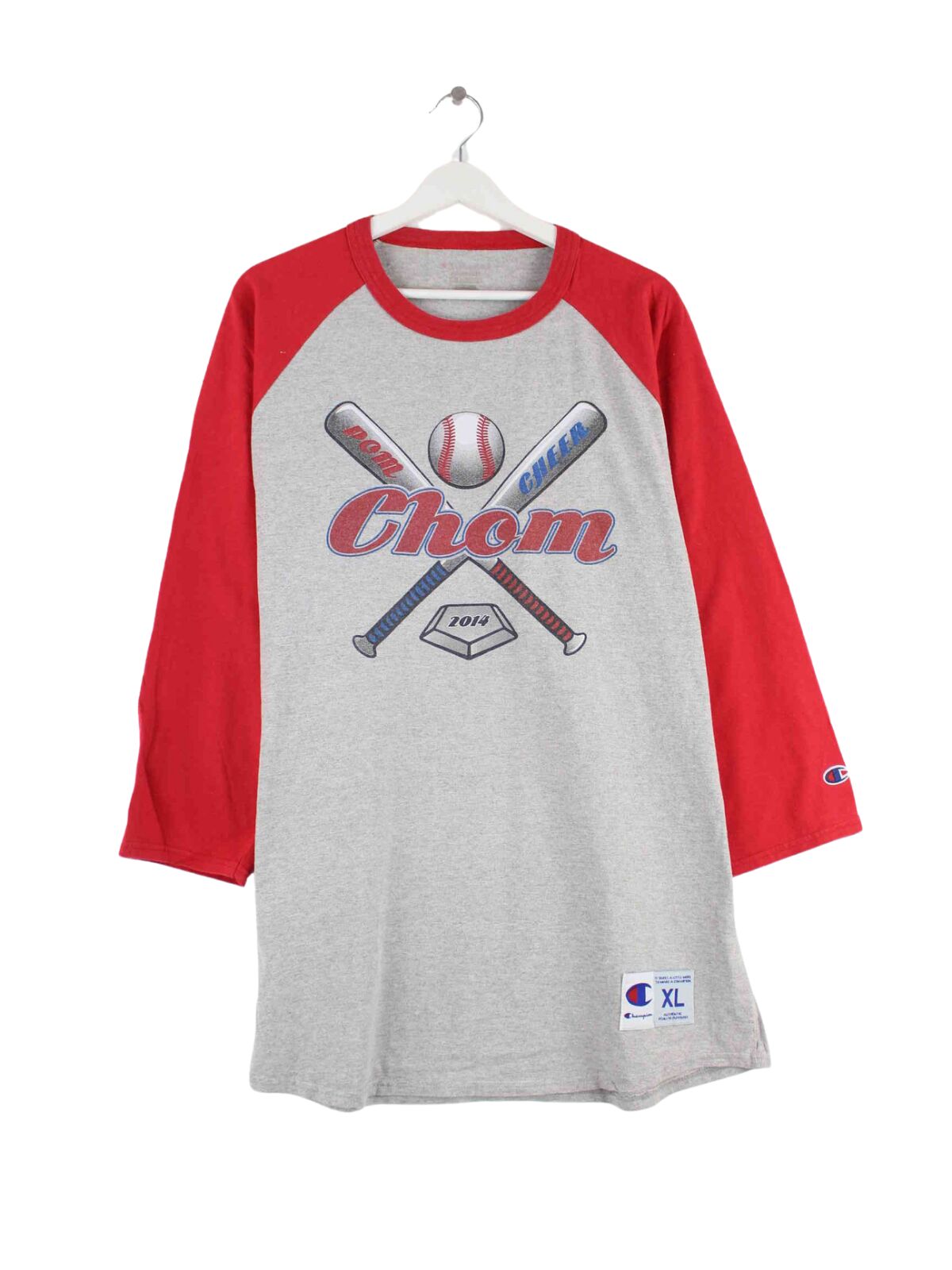 Champion 2014 Chom Baseball Print Sweatshirt Grau XL (front image)