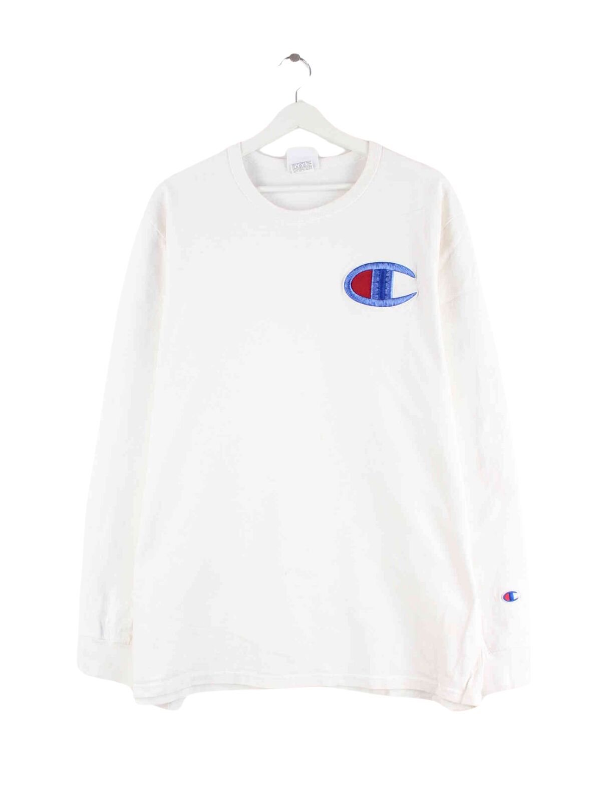 Champion Embroidered Sweatshirt Weiß XL (front image)