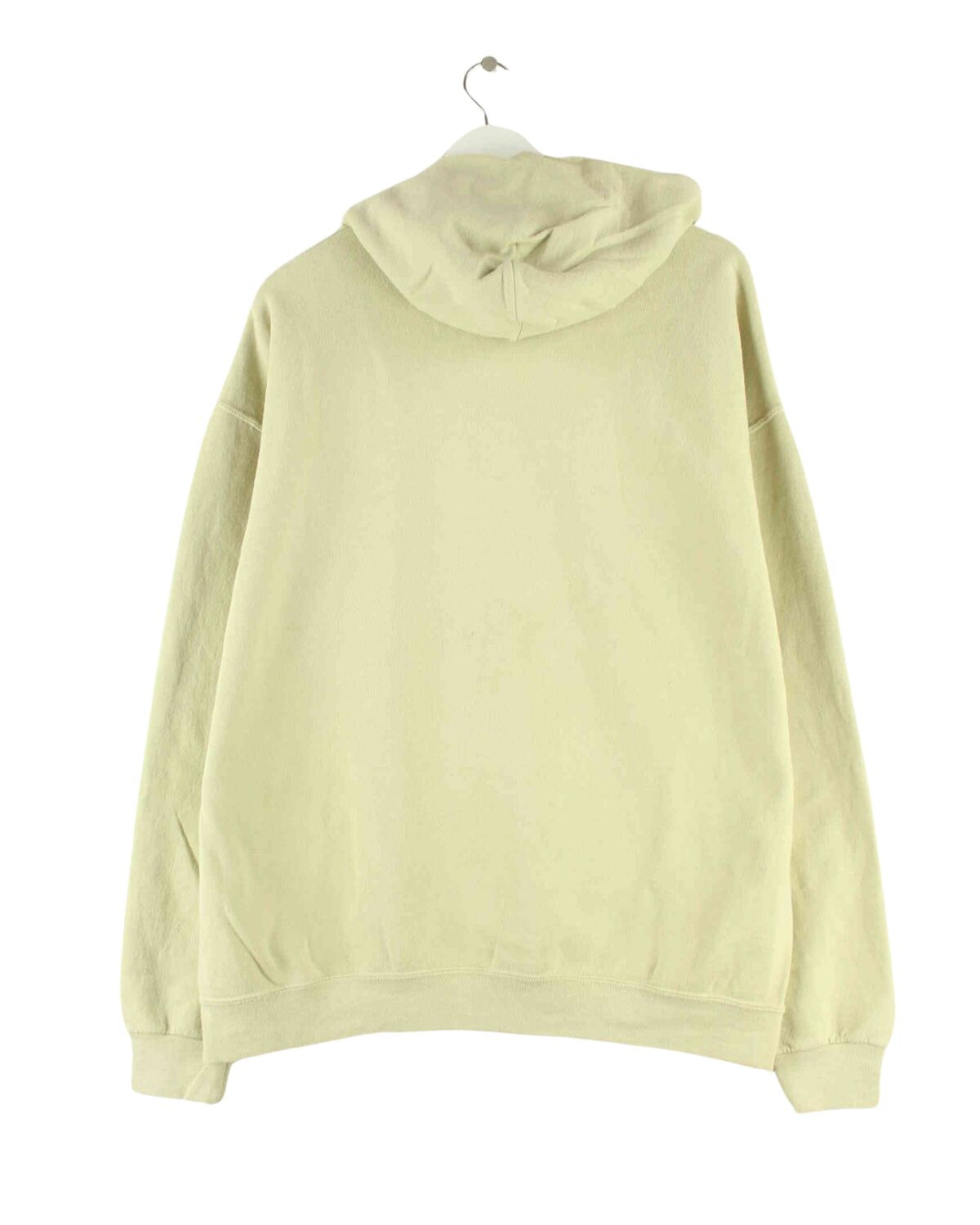 Fruit of the Loom Embroidered Hoodie Beige L (back image)