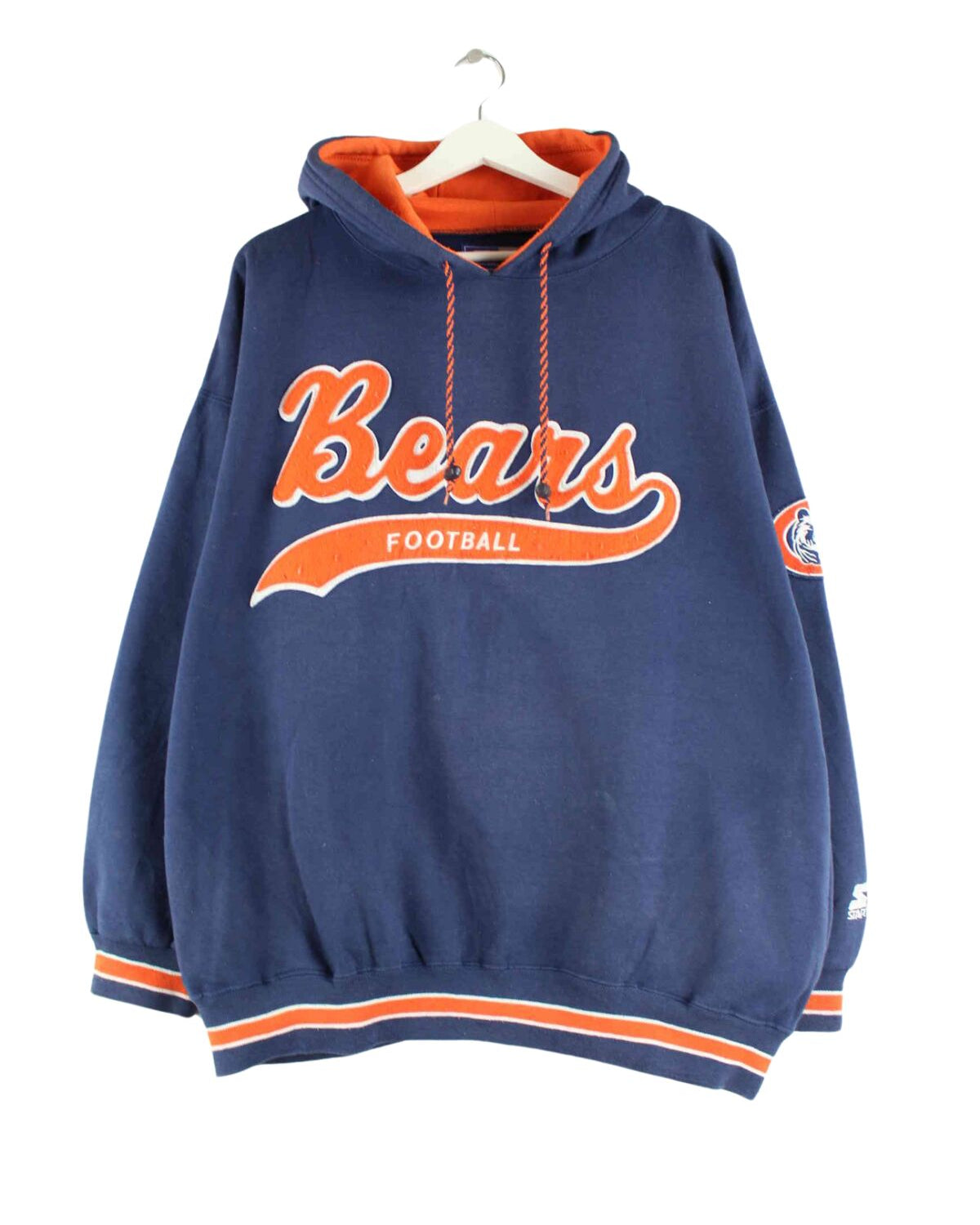 Starter NFL Bears Embroidered Hoodie Blau XL (front image)