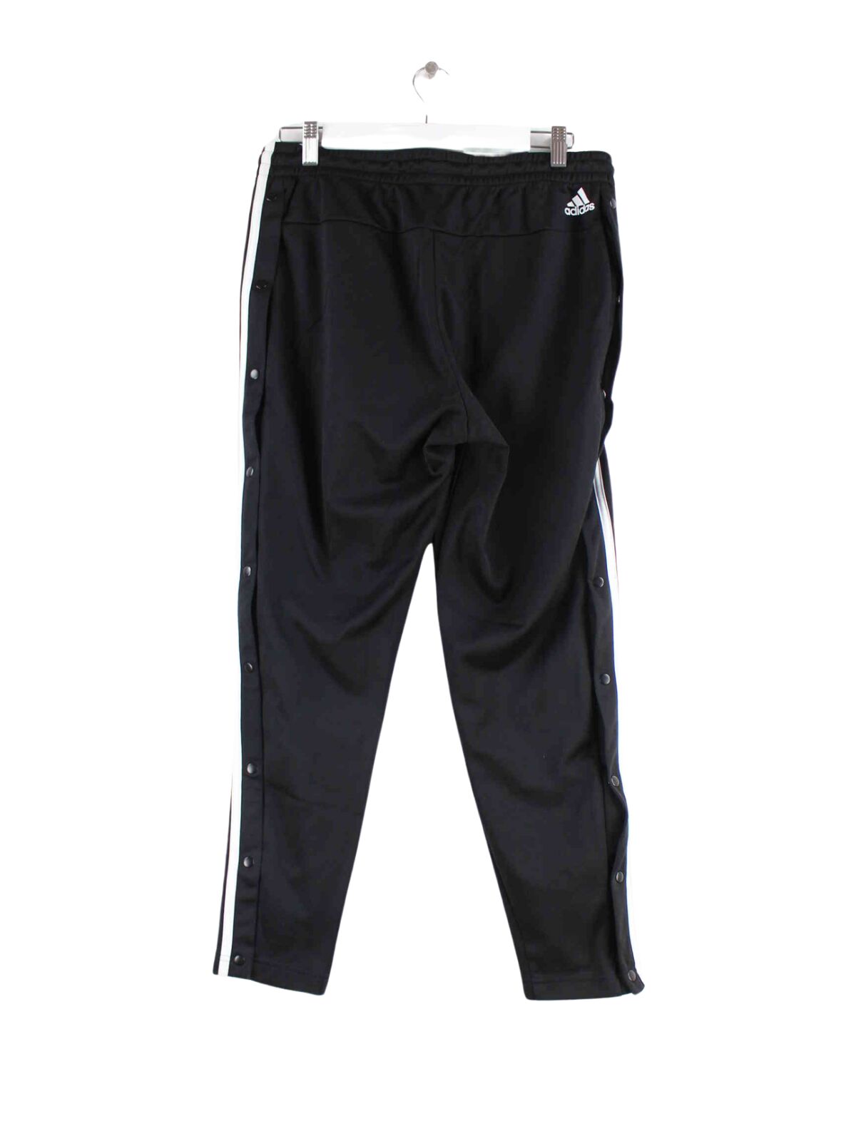 Adidas 3-Stripes Knopf Track Pants Schwarz S (back image)