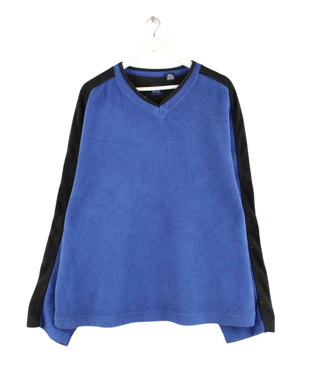 GAP y2k Fleece V-Neck Sweater Blau XL (front image)