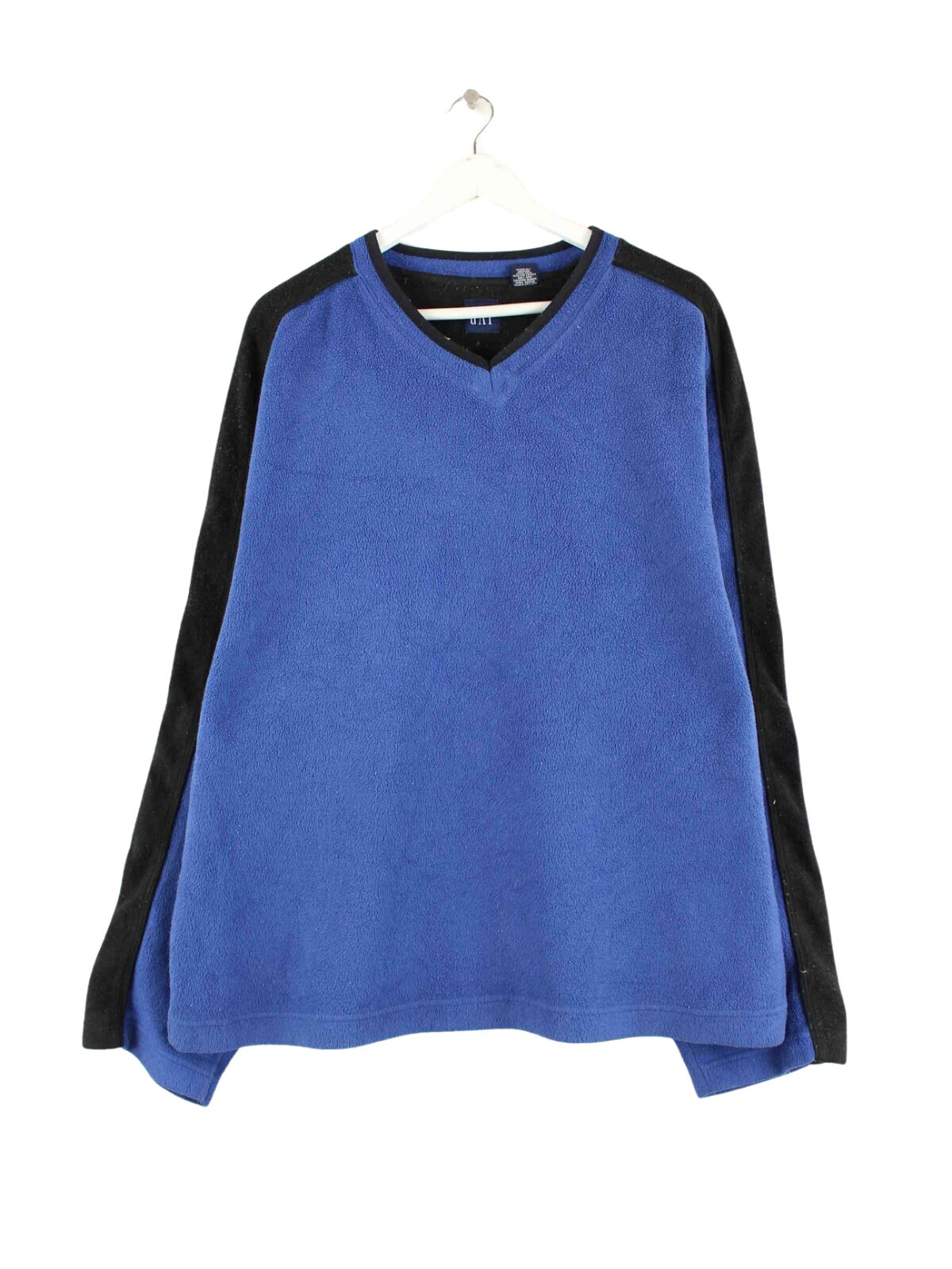 GAP y2k Fleece V-Neck Sweater Blau XL (front image)