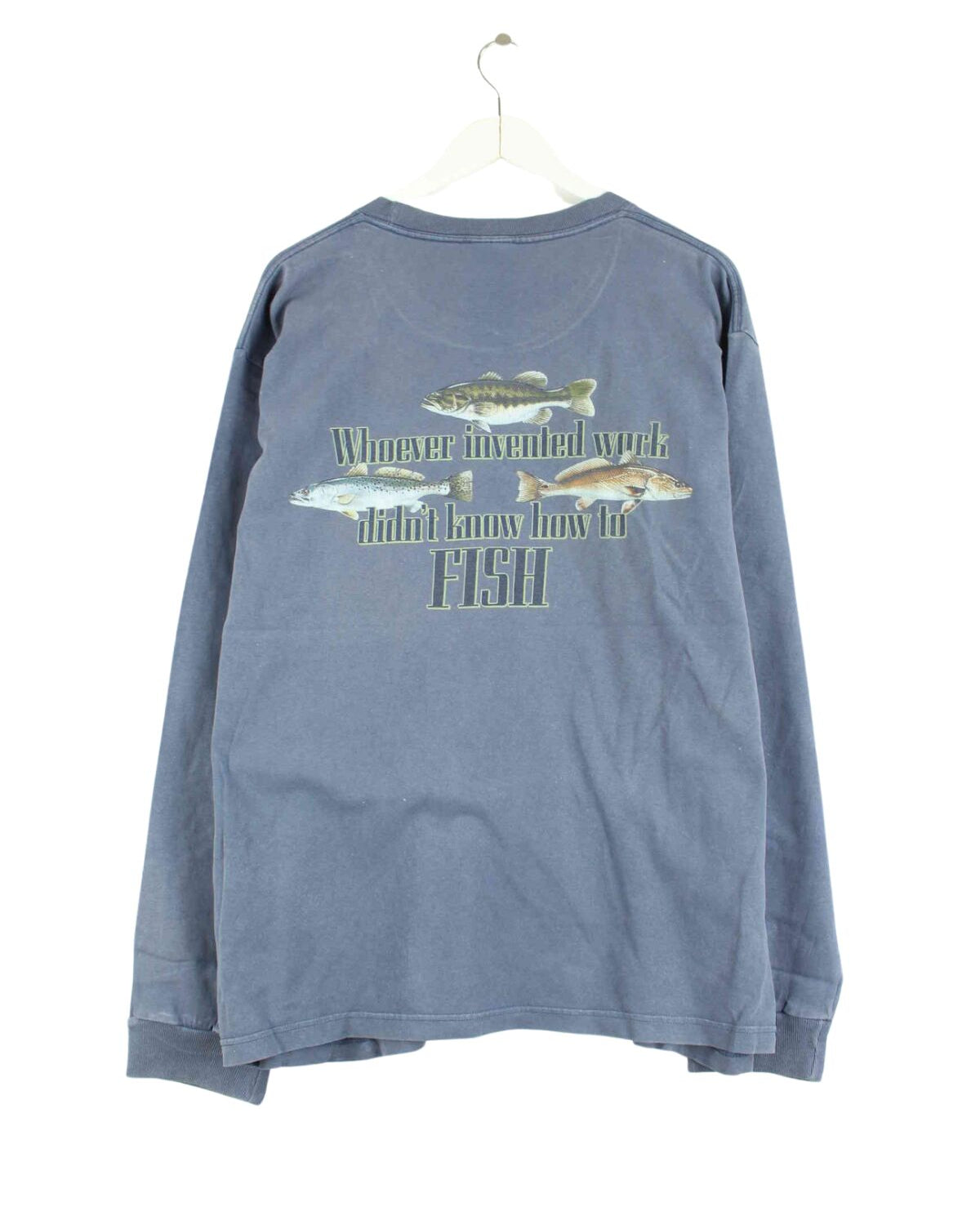 Columbia Fishing Print Sweatshirt Blau L (back image)