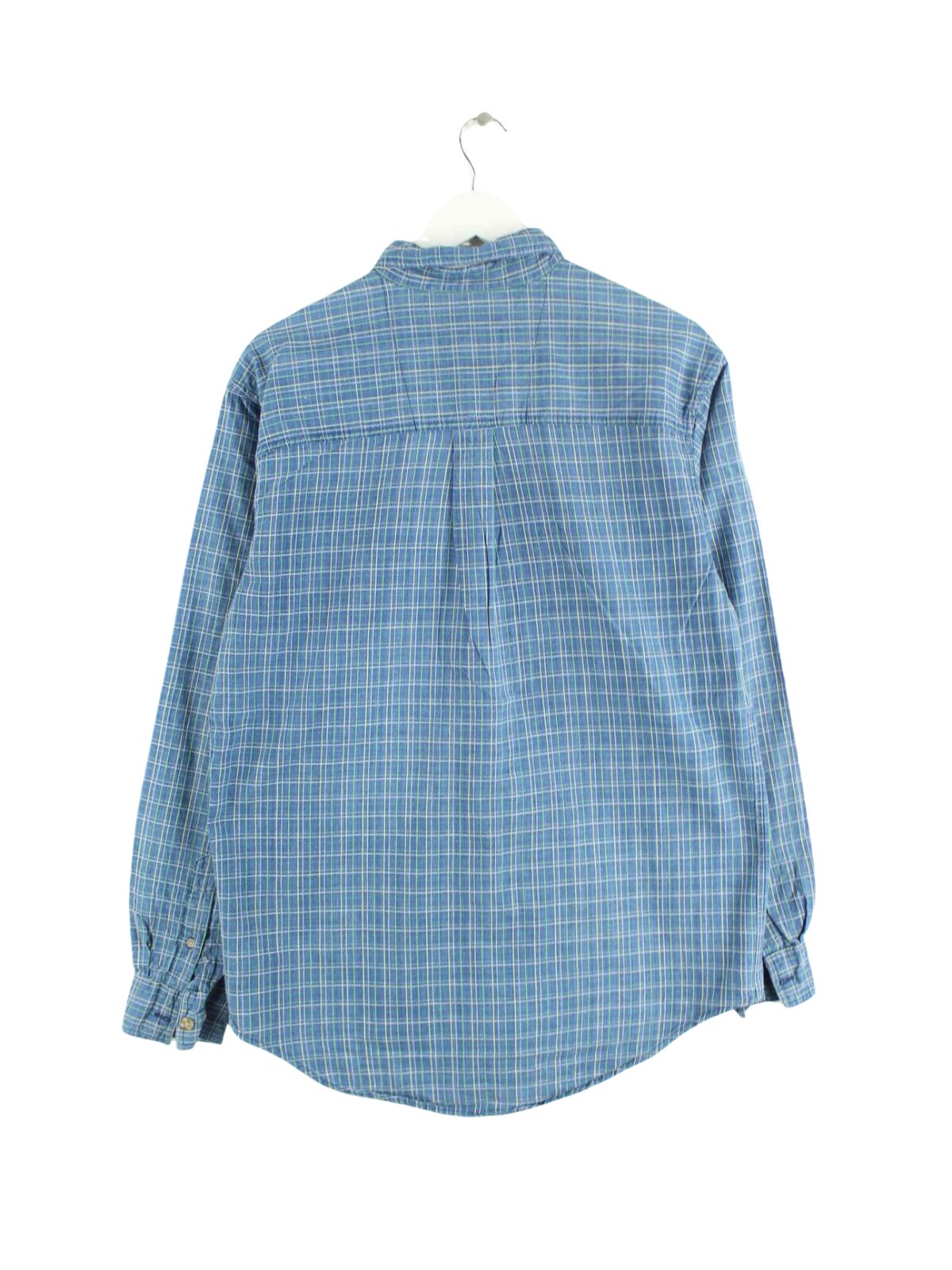 Wrangler 90s Vintage Rugged Wear Hemd Blau L (back image)