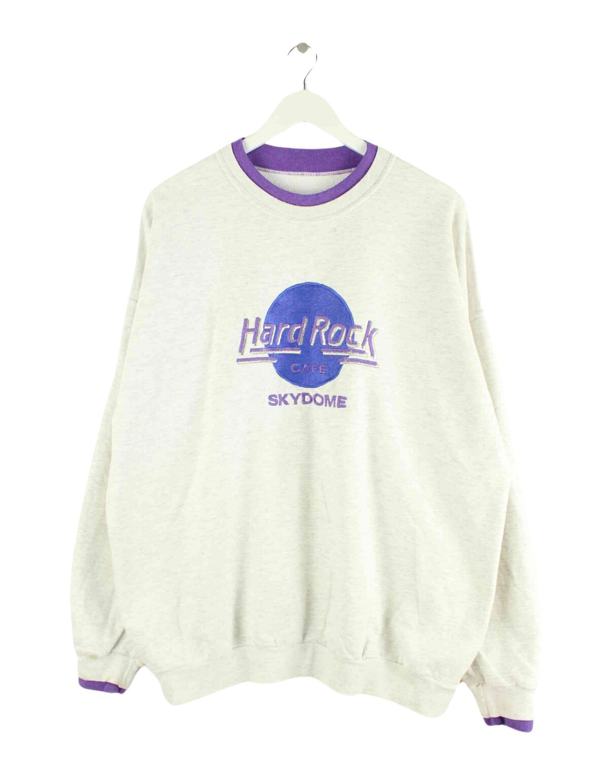 Hard Rock Cafe 90s Vintage Skydome Sweater Grau  (front image)