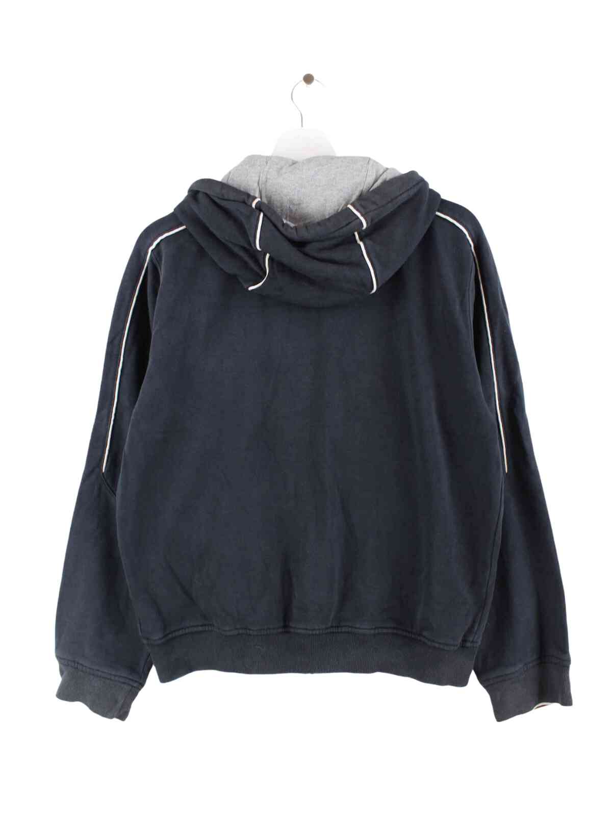 Nike Embroidered Logo Zip Hoodie Black S – Peeces