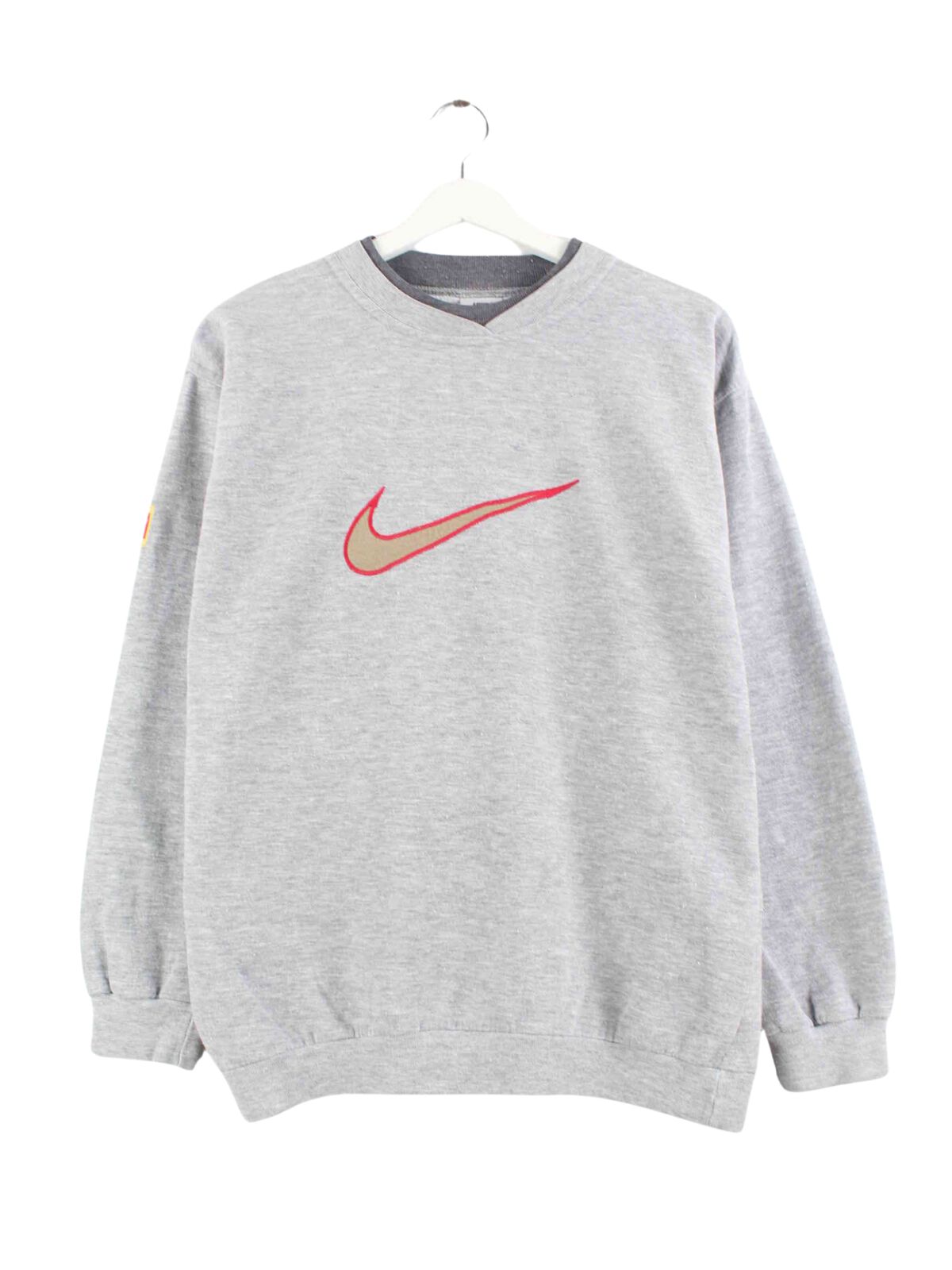 Vintage 90s nike big swoosh crewneck sweate sale