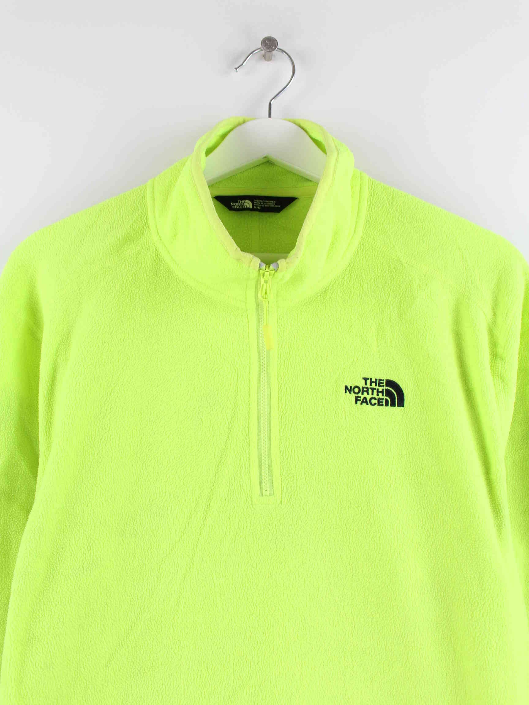 The North Face Half Zip Fleece Sweater Green M