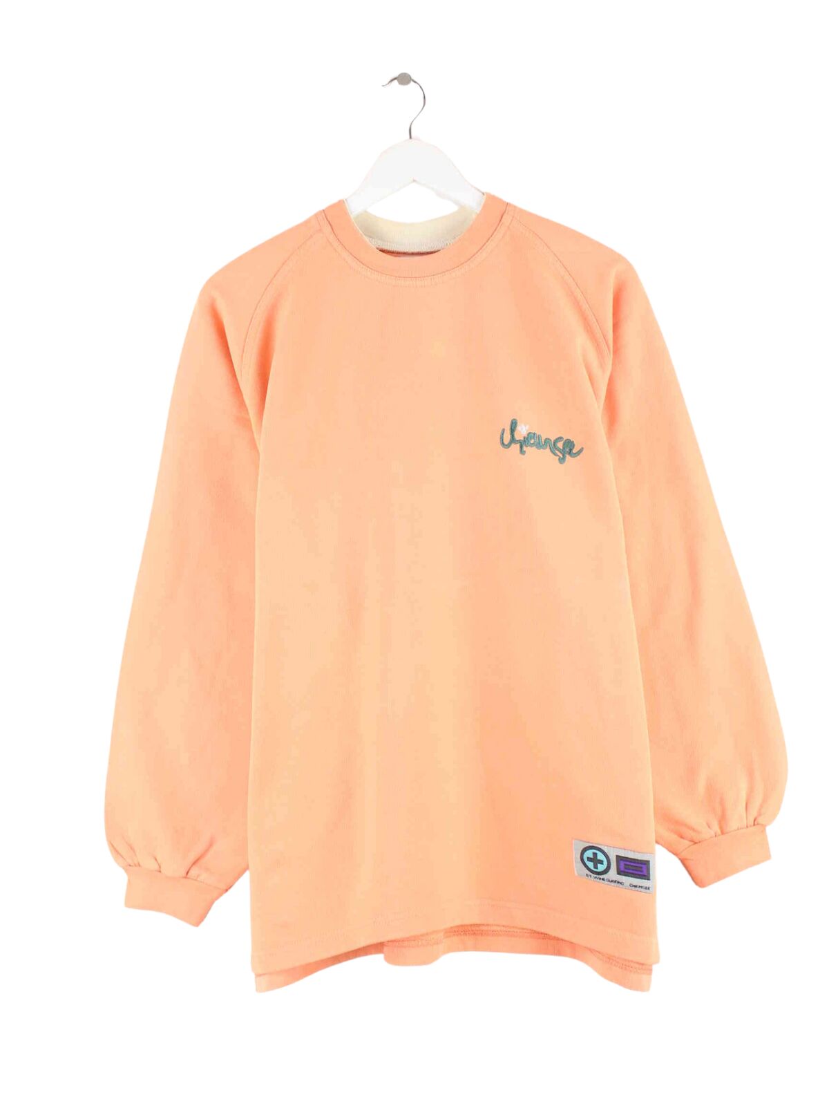 Chiemsee 90s Vintage Windsurfing Embroidered Sweater Orange XXL (front image)