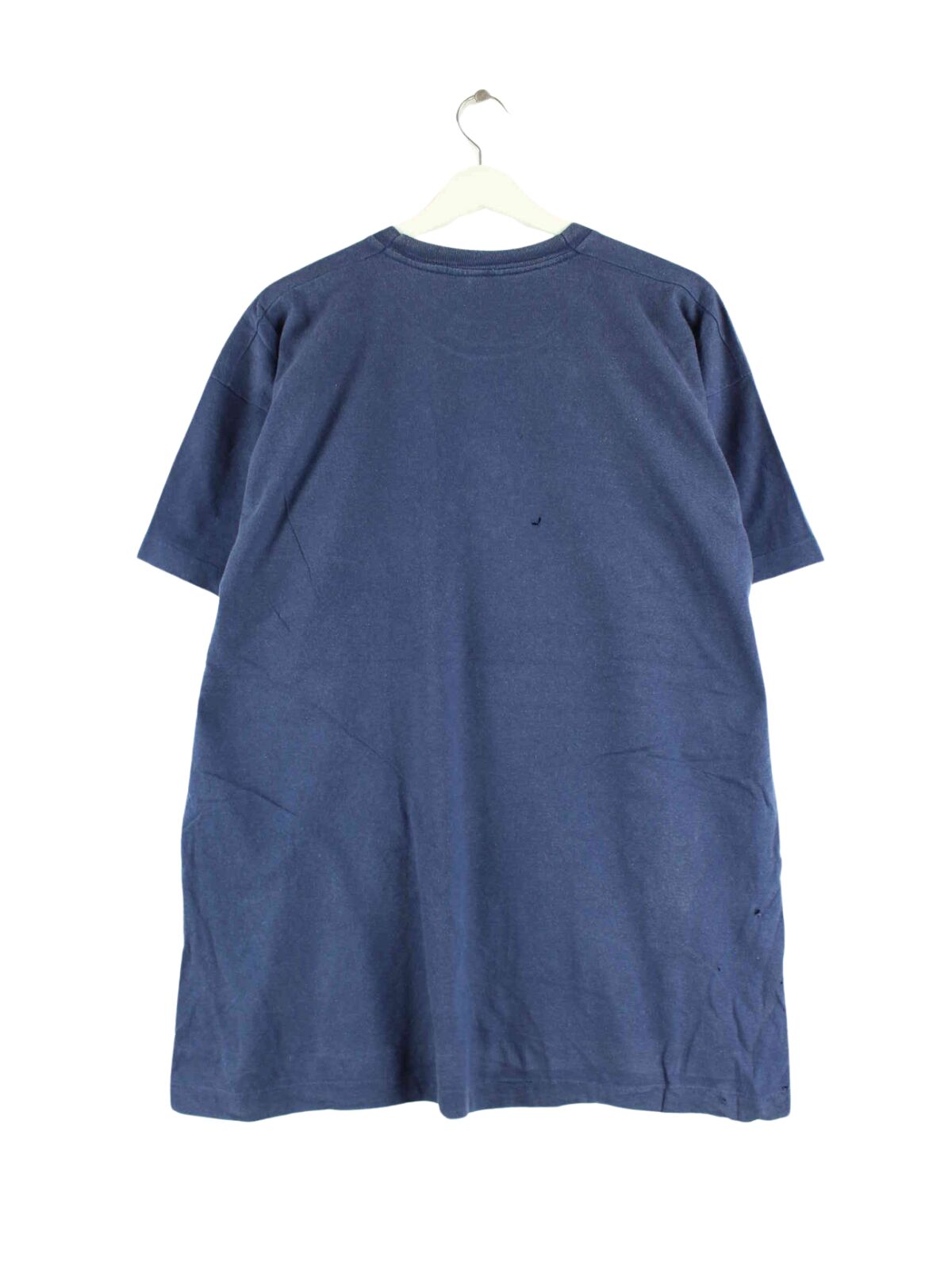 Vintage 90s Vintage Maitre Print T-Shirt Blau XL (back image)