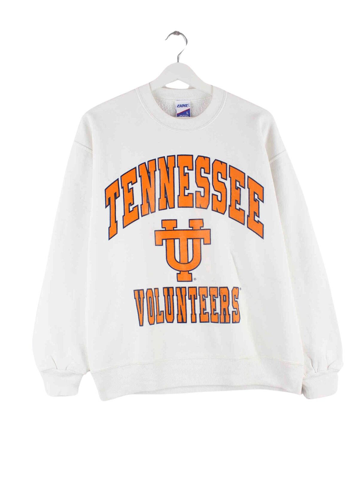 Vintage 90s Tennessee Print Sweater Weiß L (front image)