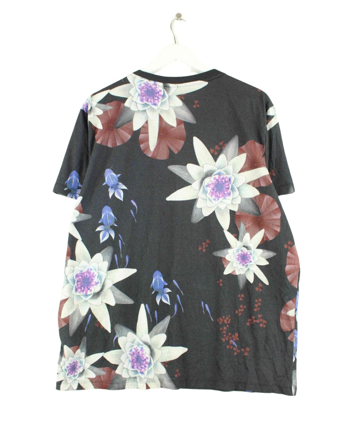 Adidas Flowers Motive T-Shirt Mehrfarbig XL (back image)