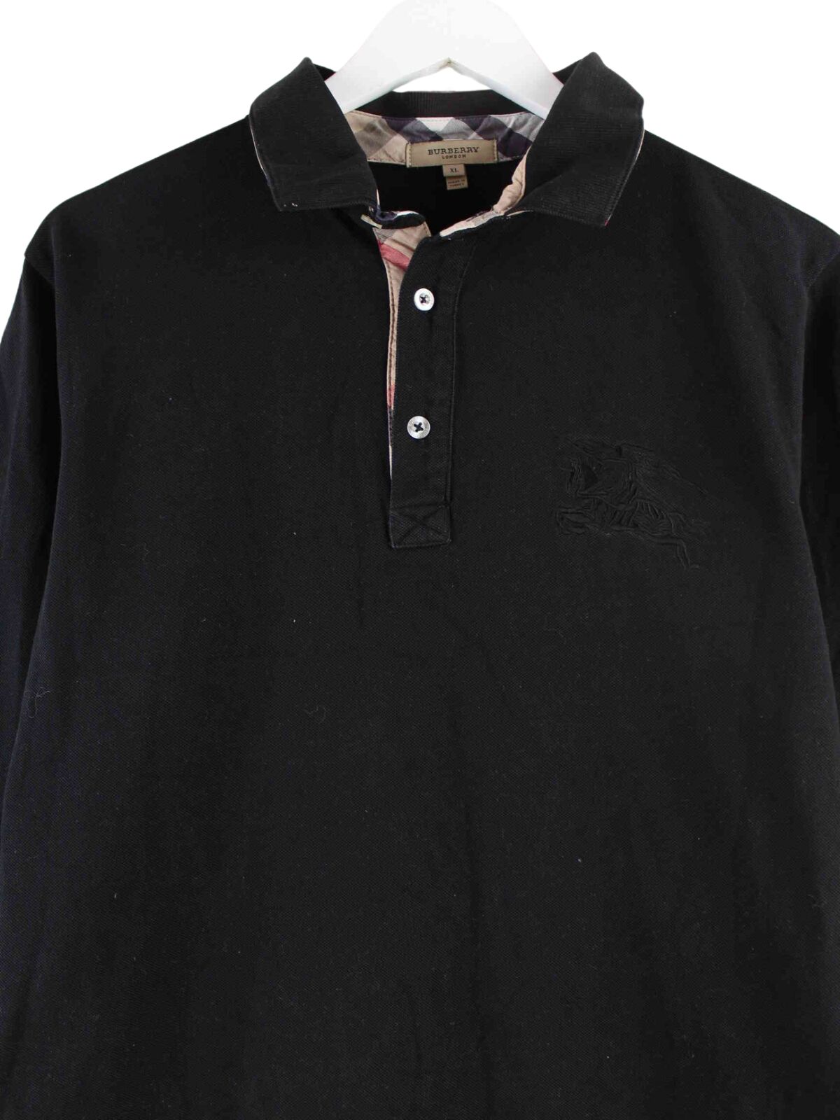 Burberry y2k Embroidered Polo Schwarz M (back image)