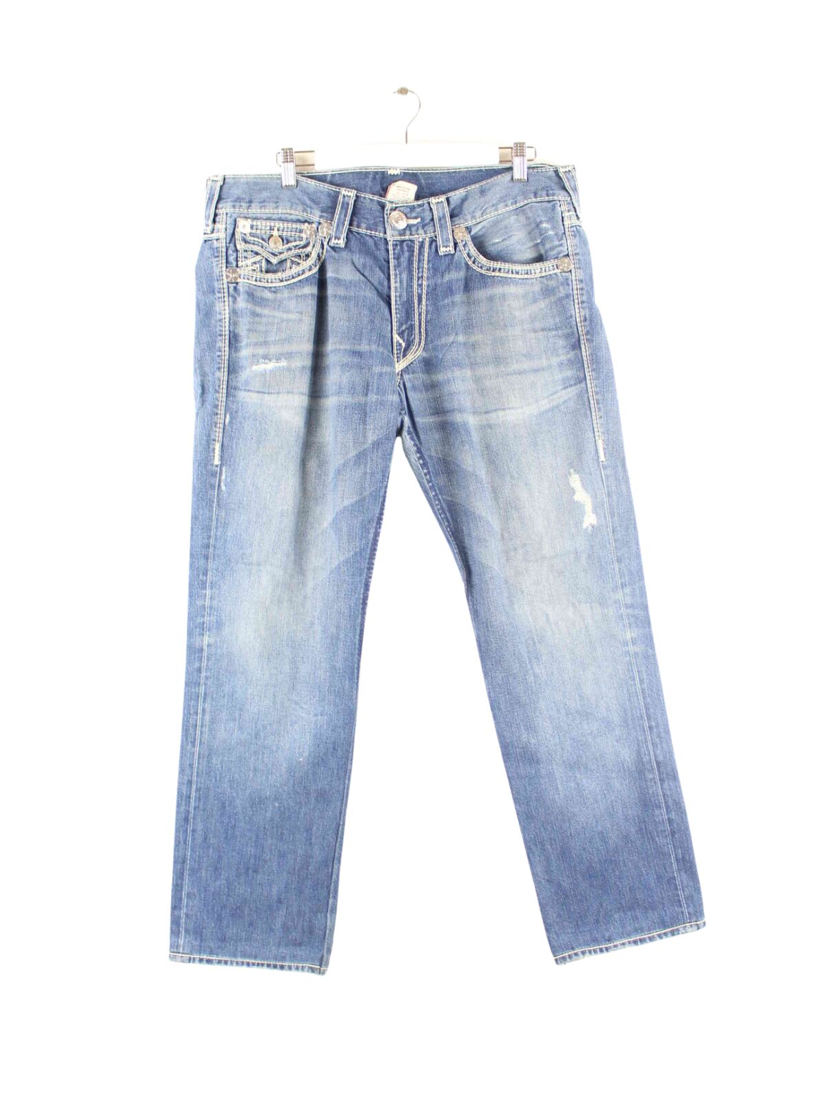 True Religion y2k Ricky Big QT Jeans Blau W40 L30 (front image)