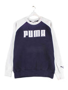 Puma 00s Logo Embroidered Sweater Blau S (front image)