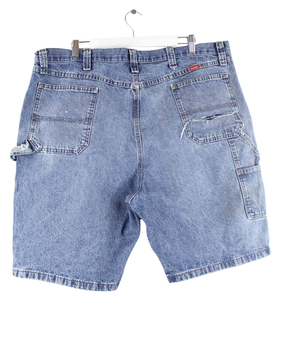 Wrangler y2k Carpenter Jorts / Jeans Shorts Blau W44 (back image)