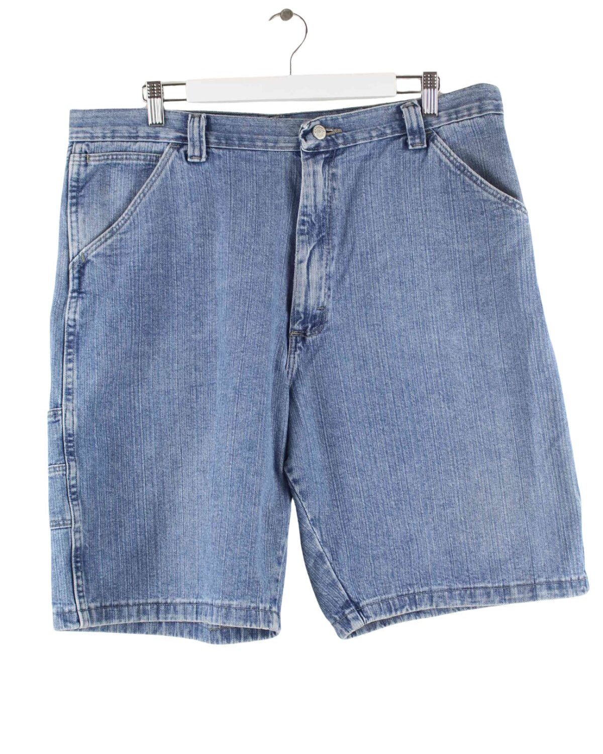 Wrangler y2k Carpenter Jorts / Jeans Shorts Blau W38 (front image)