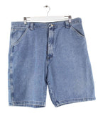 Wrangler y2k Carpenter Jorts / Jeans Shorts Blau W38 (front image)