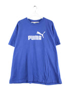 Puma 00s Logo Print T-Shirt Blau XXL (front image)