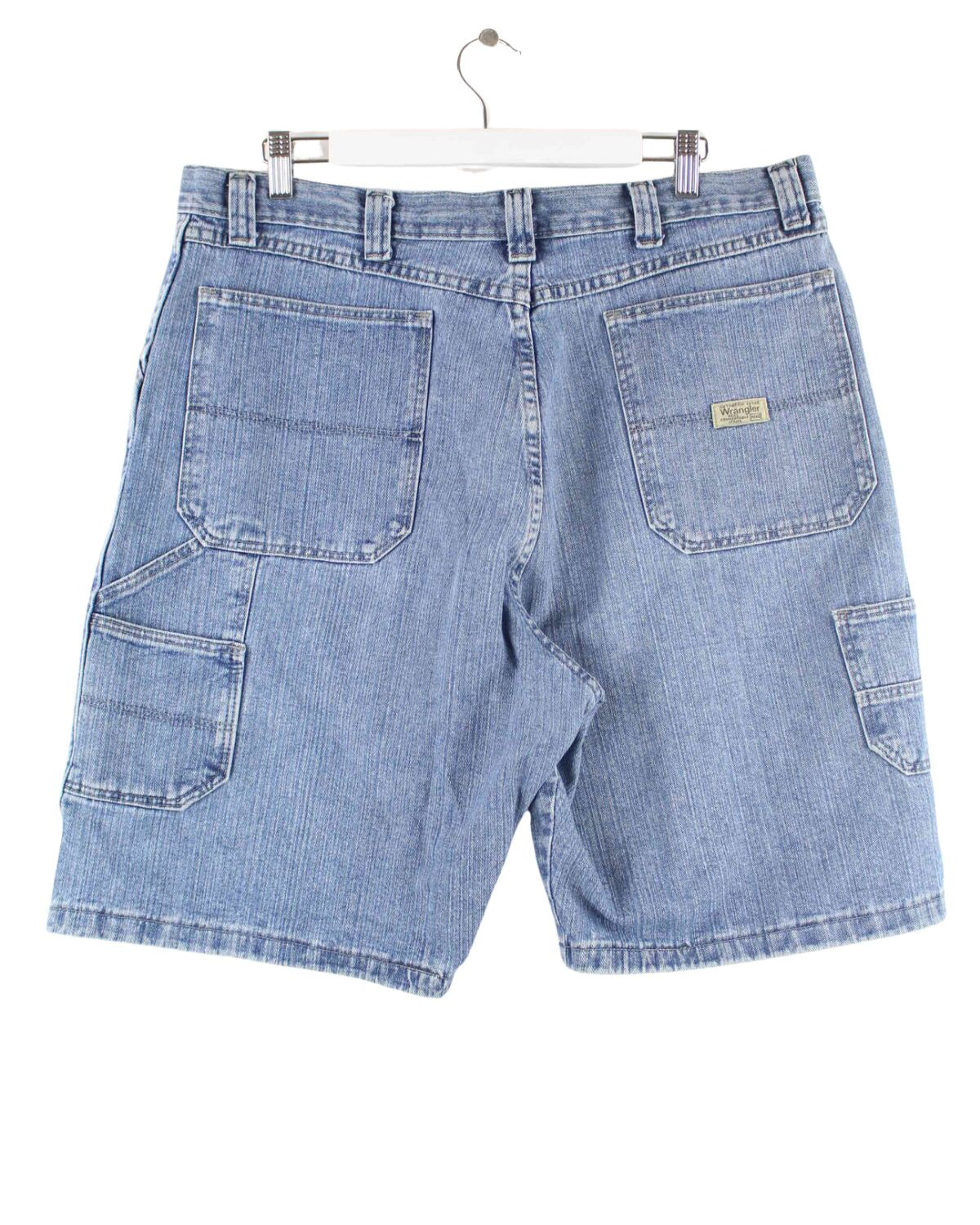 Wrangler y2k Carpenter Jorts / Jeans Shorts Blau W38 (back image)