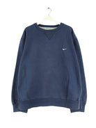 Nike y2k Swoosh Basic Sweater Blau XL (front image)