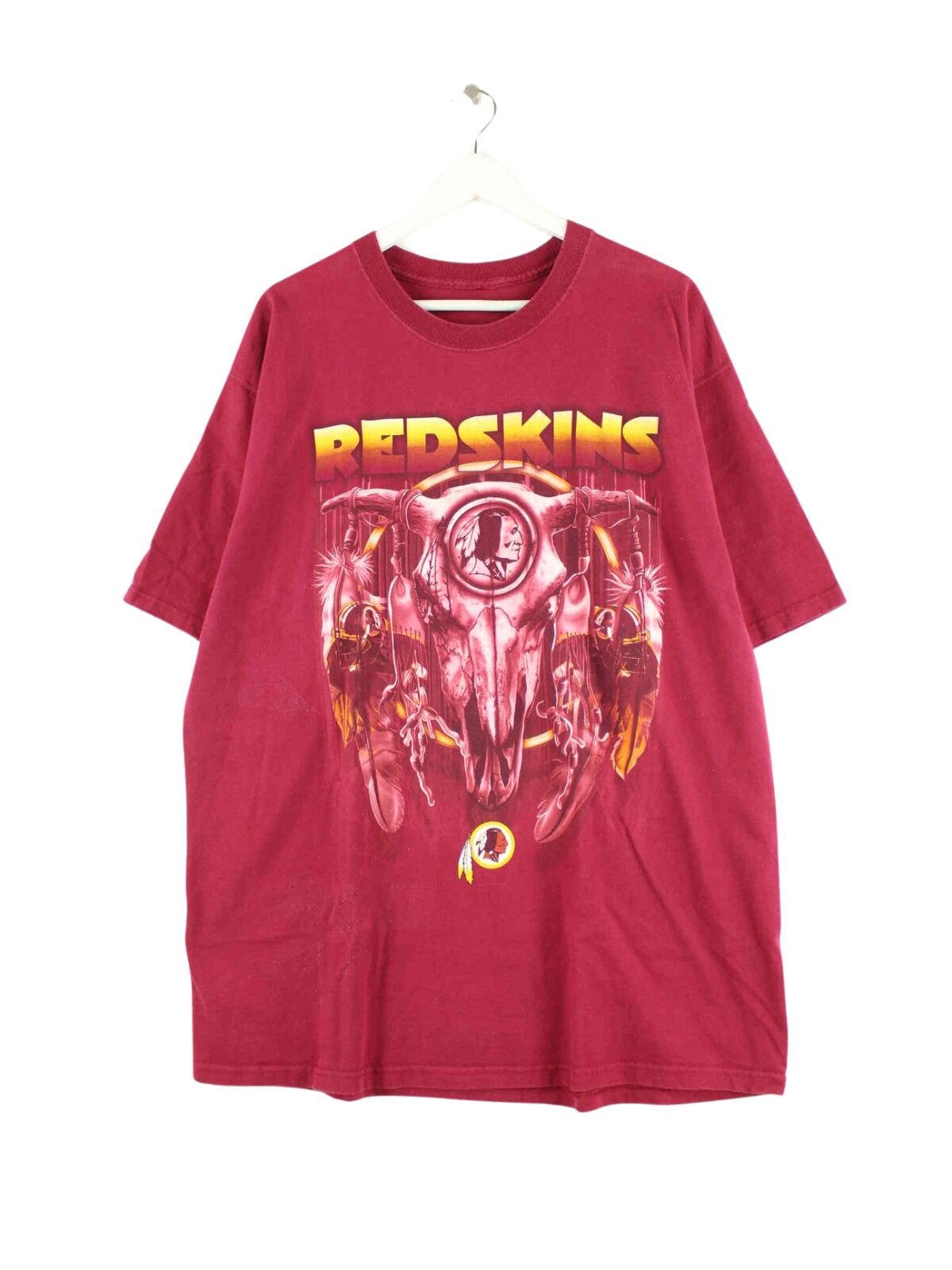 Pro Player y2k Redskins Print T-Shirt Rot XXL (front image)