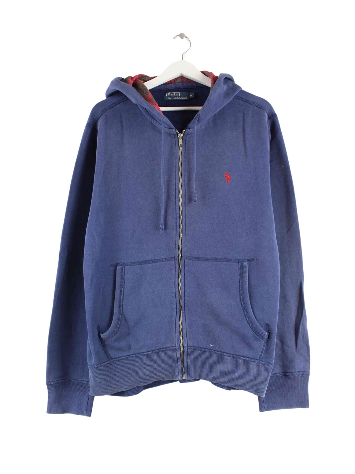 Ralph Lauren y2k Zip Hoodie Blau M (front image)