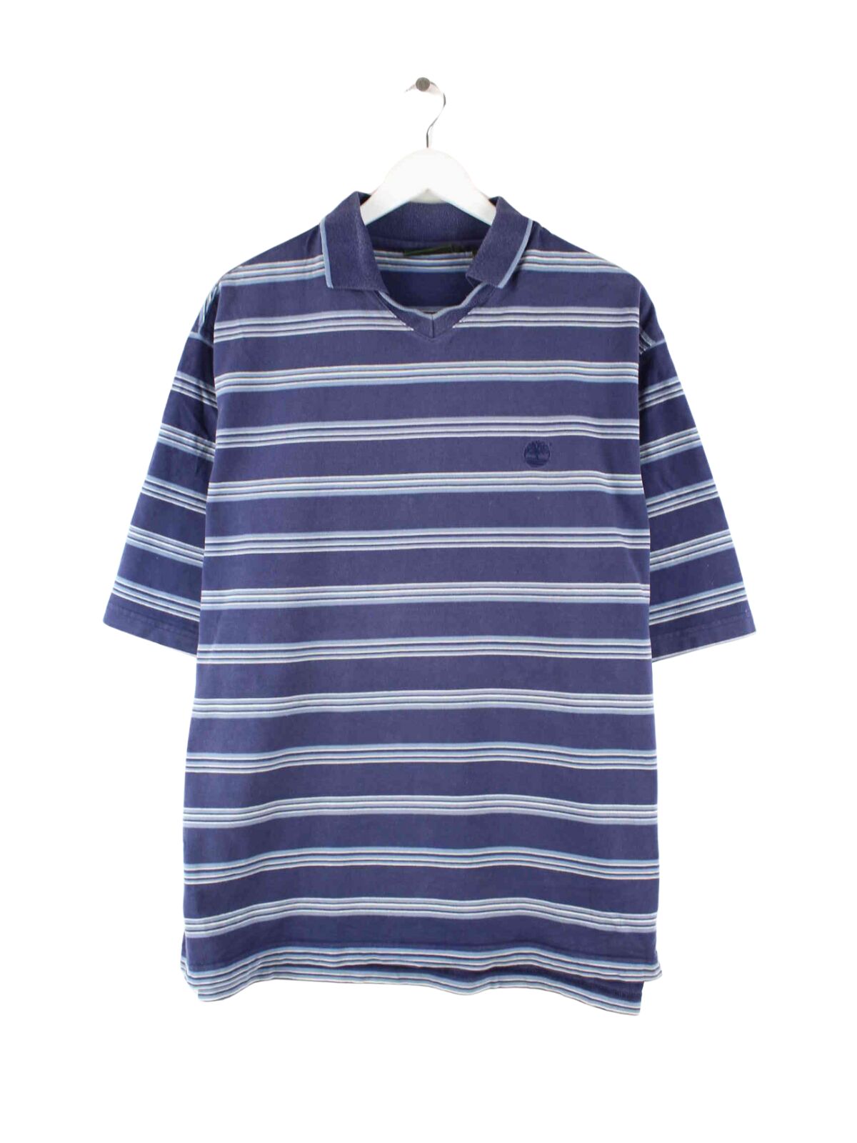 Timberland 00s Striped Heavy Polo Blau L (front image)