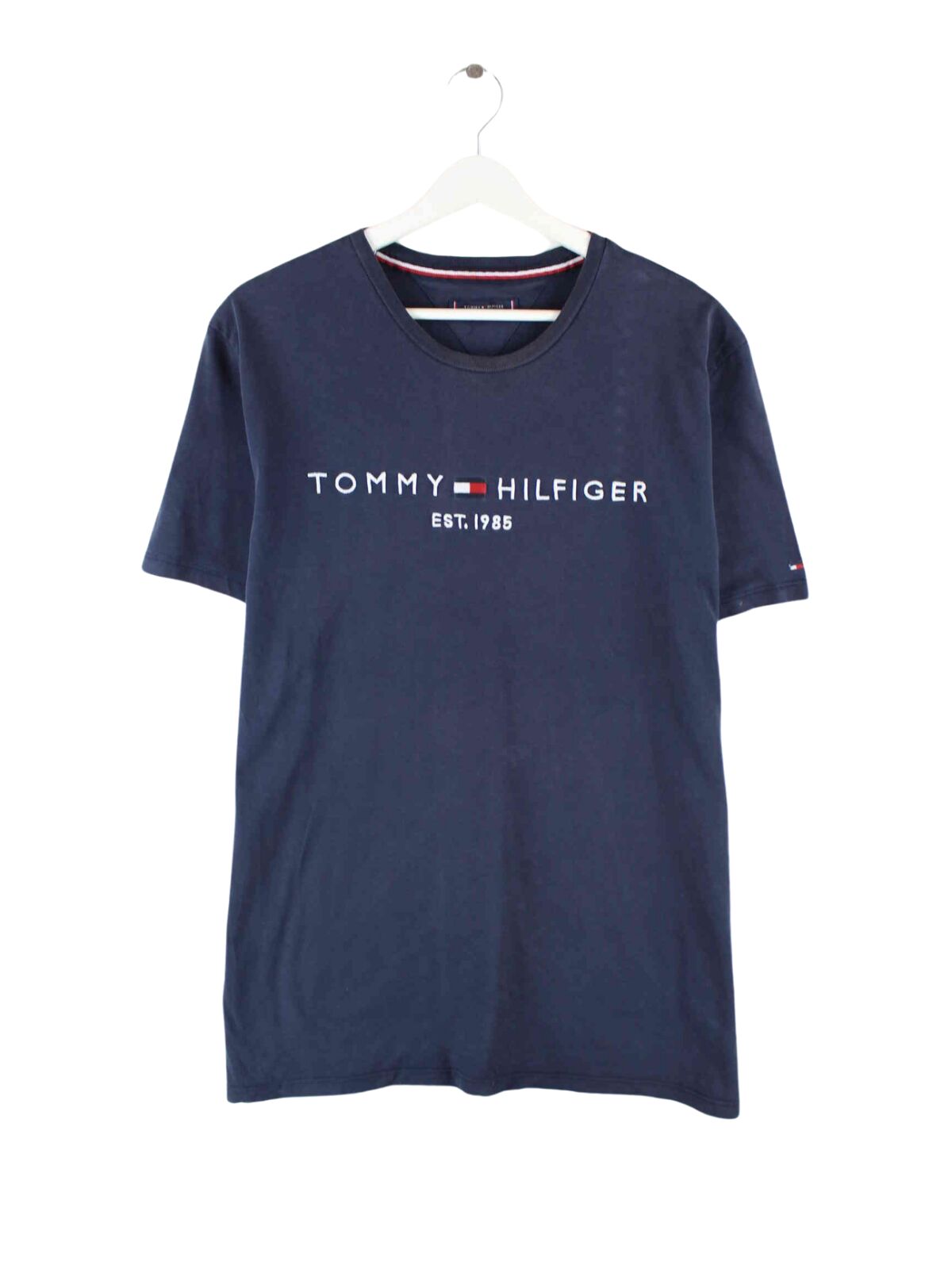 Tommy Hilfiger Embroidered T-Shirt Blau L (front image)