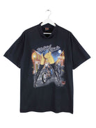 Vintage 1994 Vintage Biker Print Single Stitch T-Shirt Schwarz XL (front image)