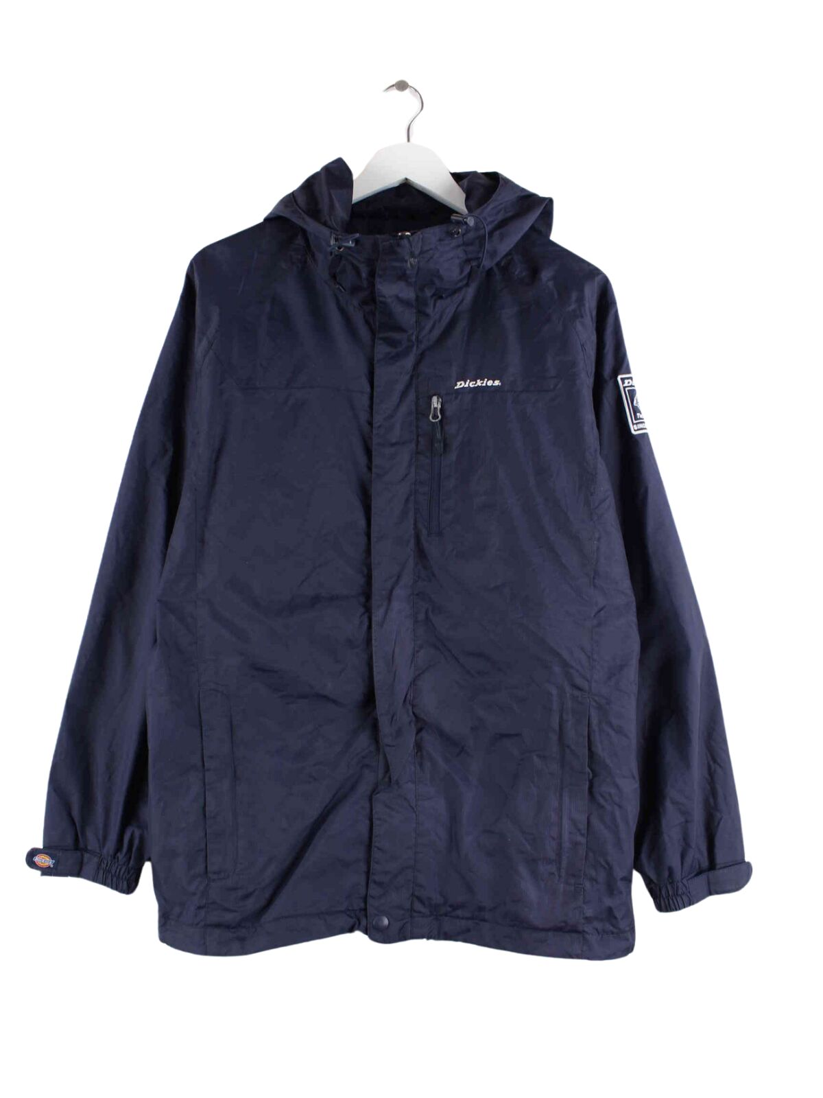 Dickies 00s Embroidered Regen Jacke Blau L (front image)