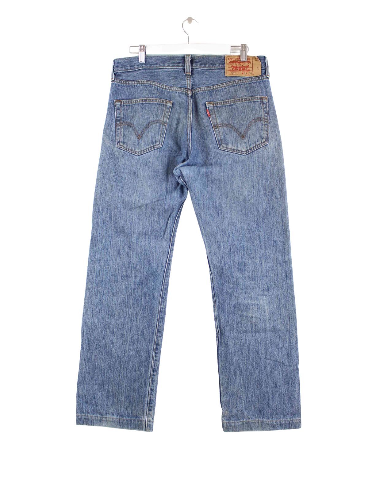 Levi's 501 Jeans Blau W34 L30 (back image)