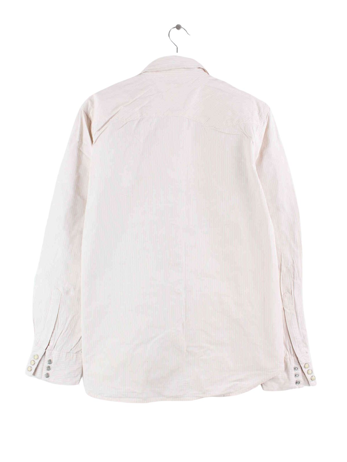 Levi's Damen White Tab Gestreiftes Hemd Rosa L (back image)