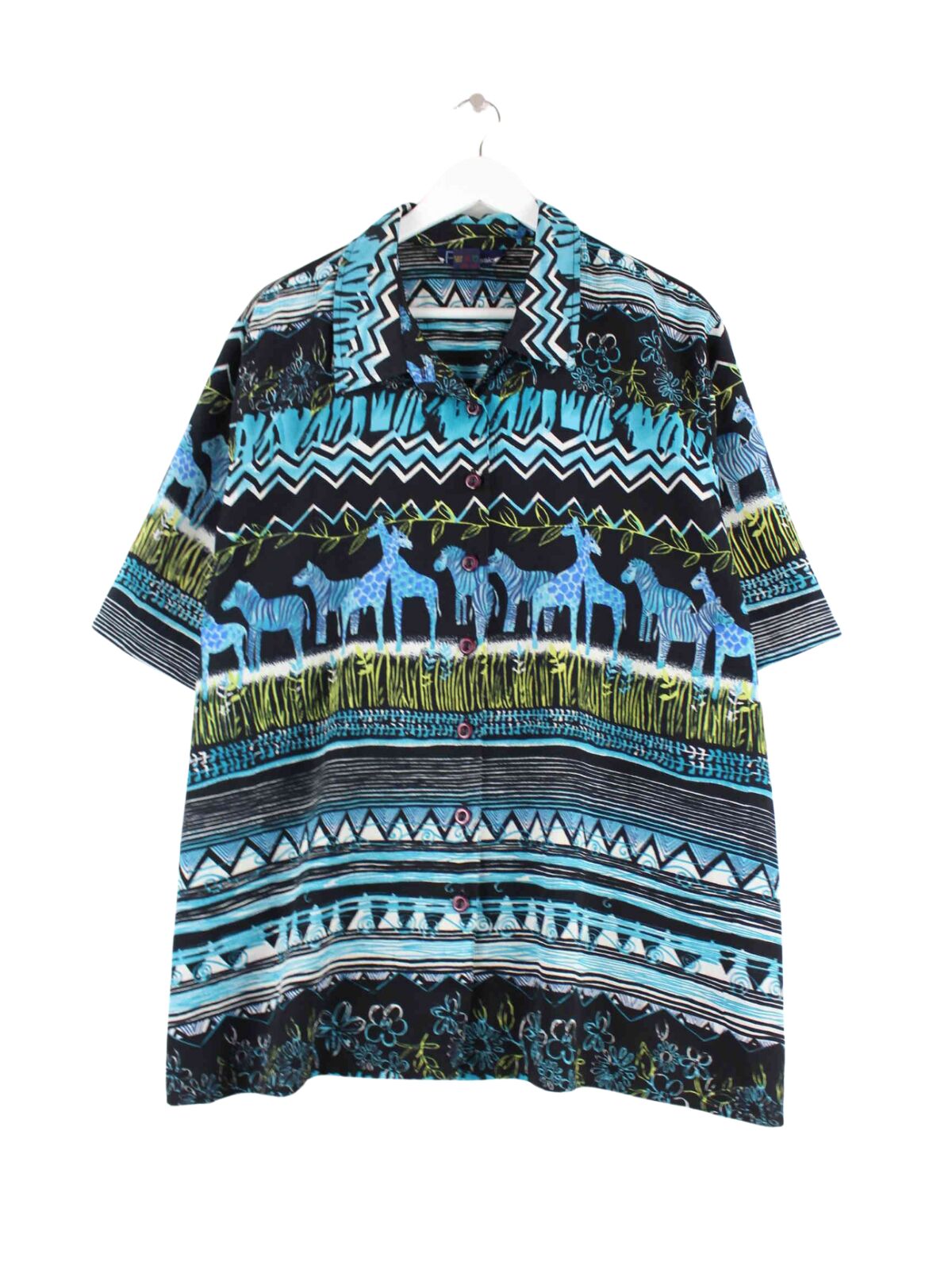 Vintage 90s Hawaii Hemd Mehrfarbig XXL (front image)