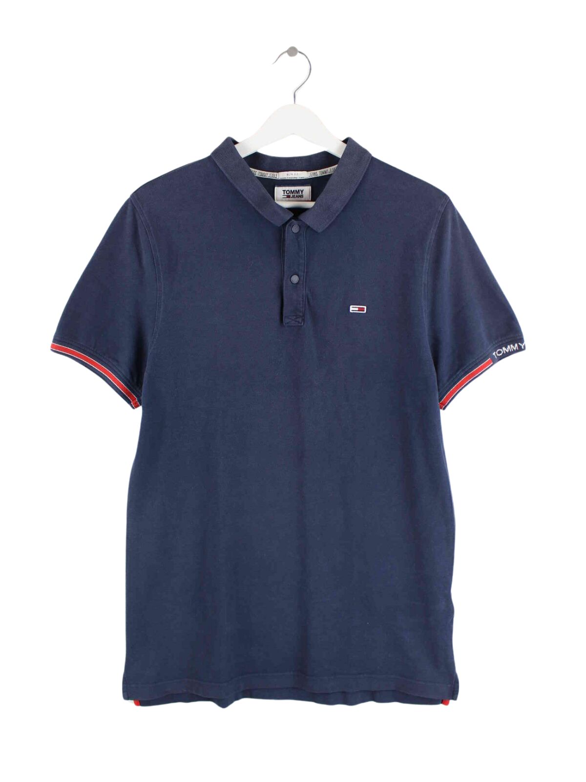 Tommy Hilfiger Slim Fit Polo Blau L (front image)