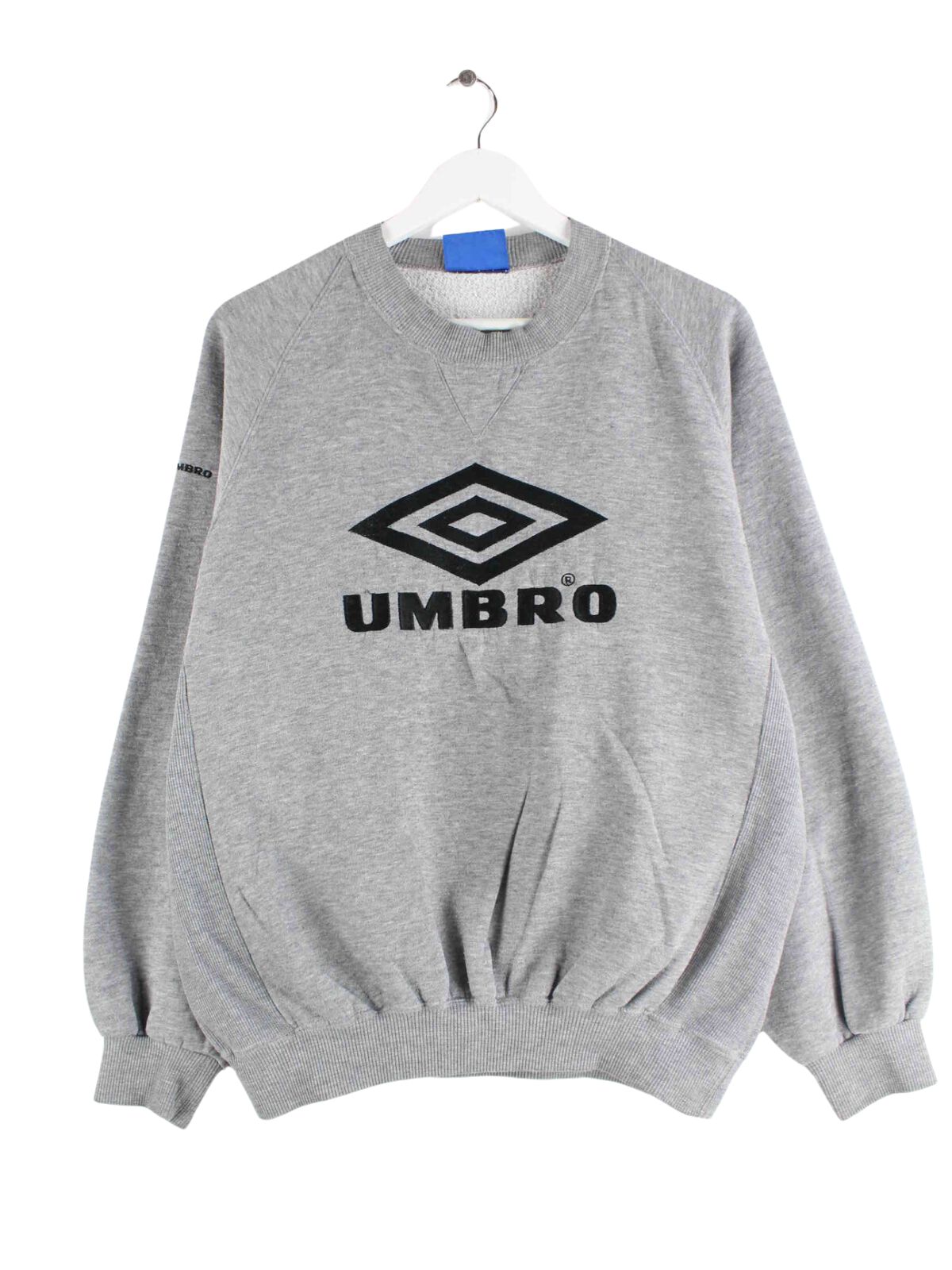 Umbro 90s Vintage Embroidered Sweater Grau L (front image)