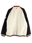 Ecko y2k Embroidered College Jacke Beige XL (back image)