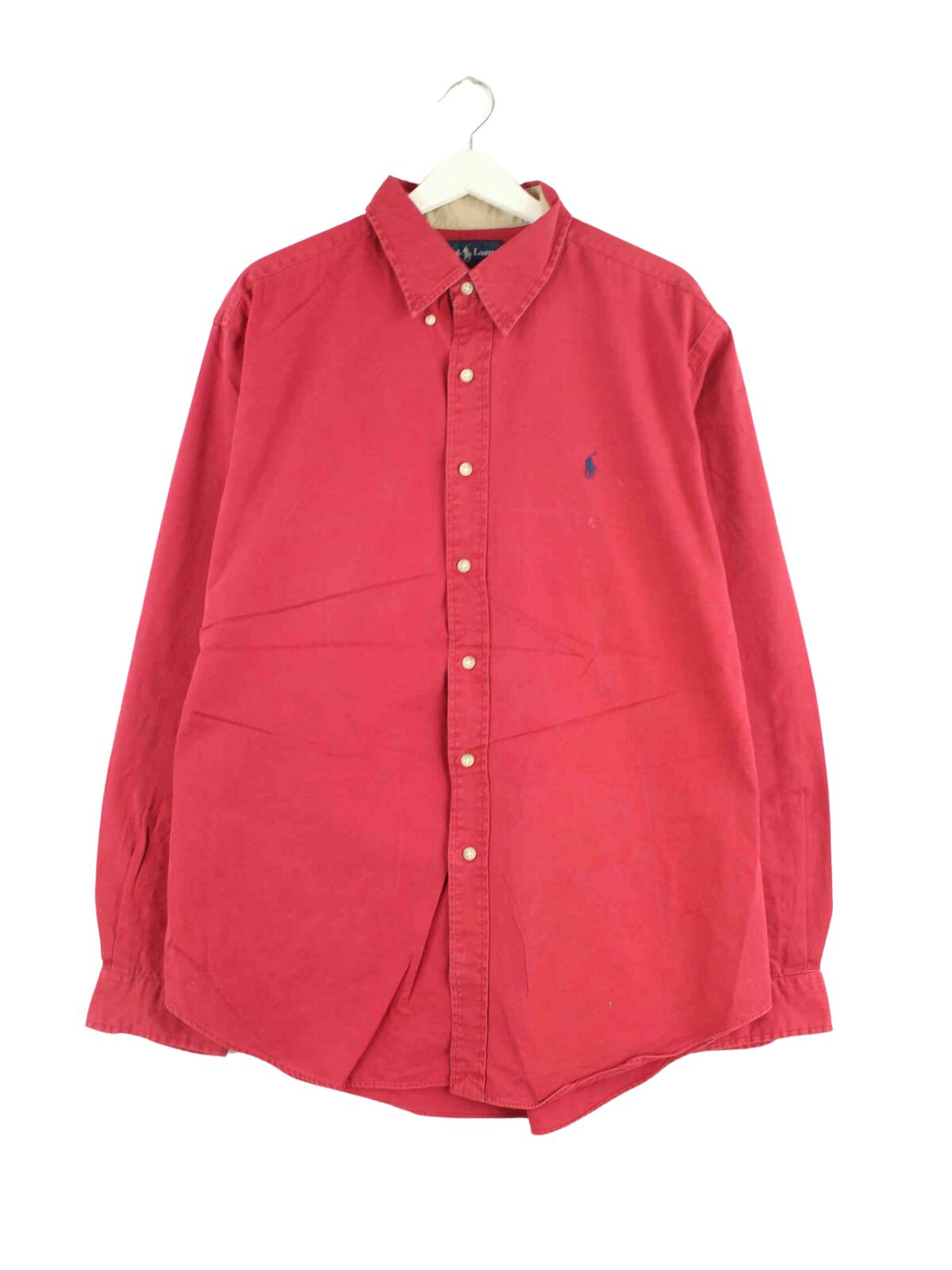 Ralph Lauren 90s Vintage Classic Fit Hemd Rot XL (front image)