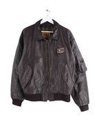 Redskins Leder College Jacke Braun XL (front image)