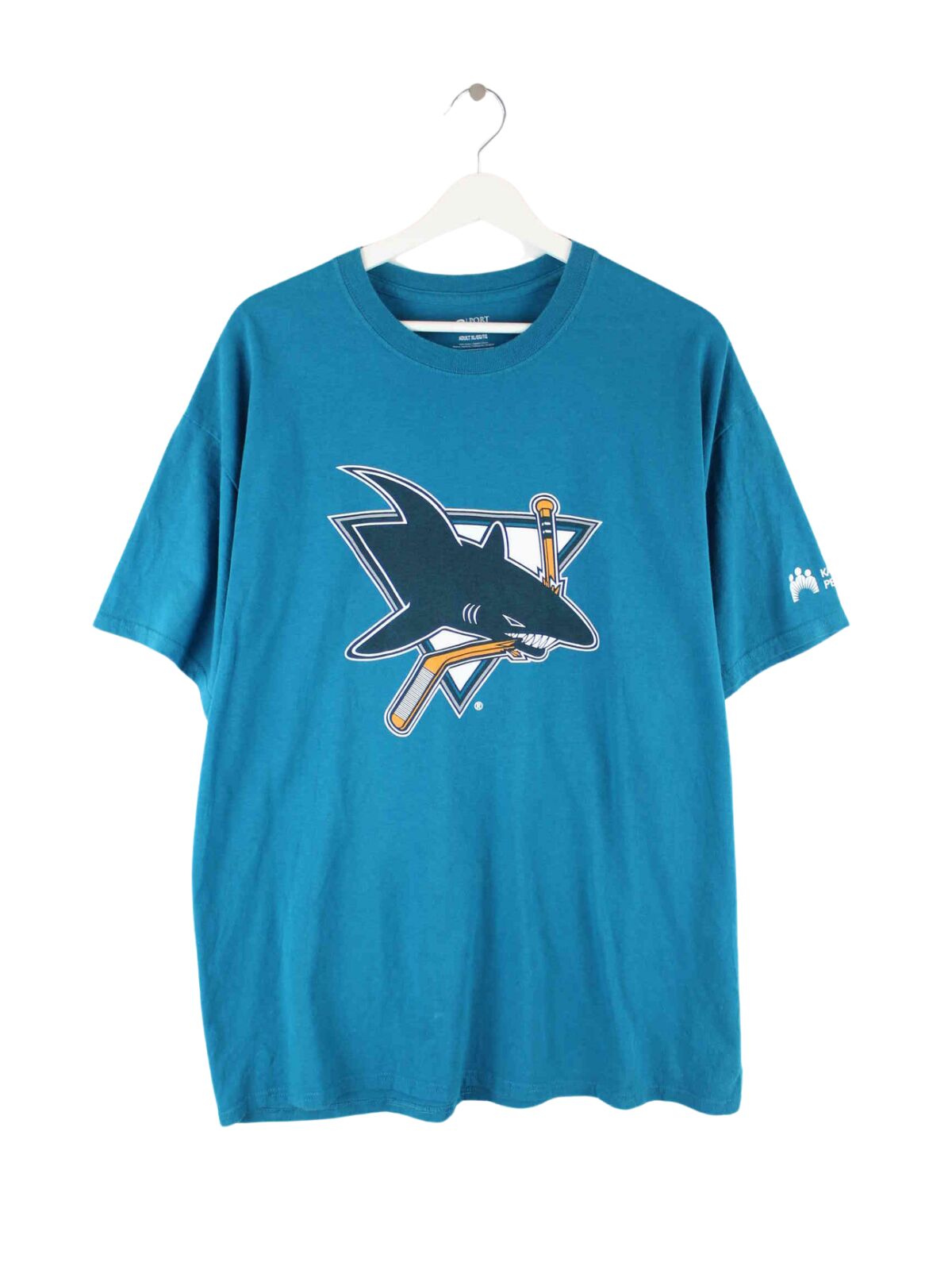 Port & Company San Jose Sharks Print T-Shirt Türkis XL (front image)