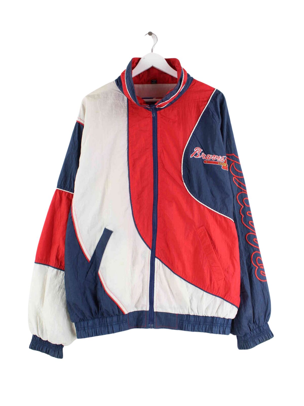 Pro Player 80s Vintage Braves Embroidered Trainingsjacke Mehrfarbig XL (front image)