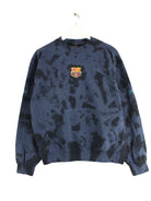 Nike 1999 Vintage Real Madrid Center Swoosh Tie Dye Sweater Blau S (front image)