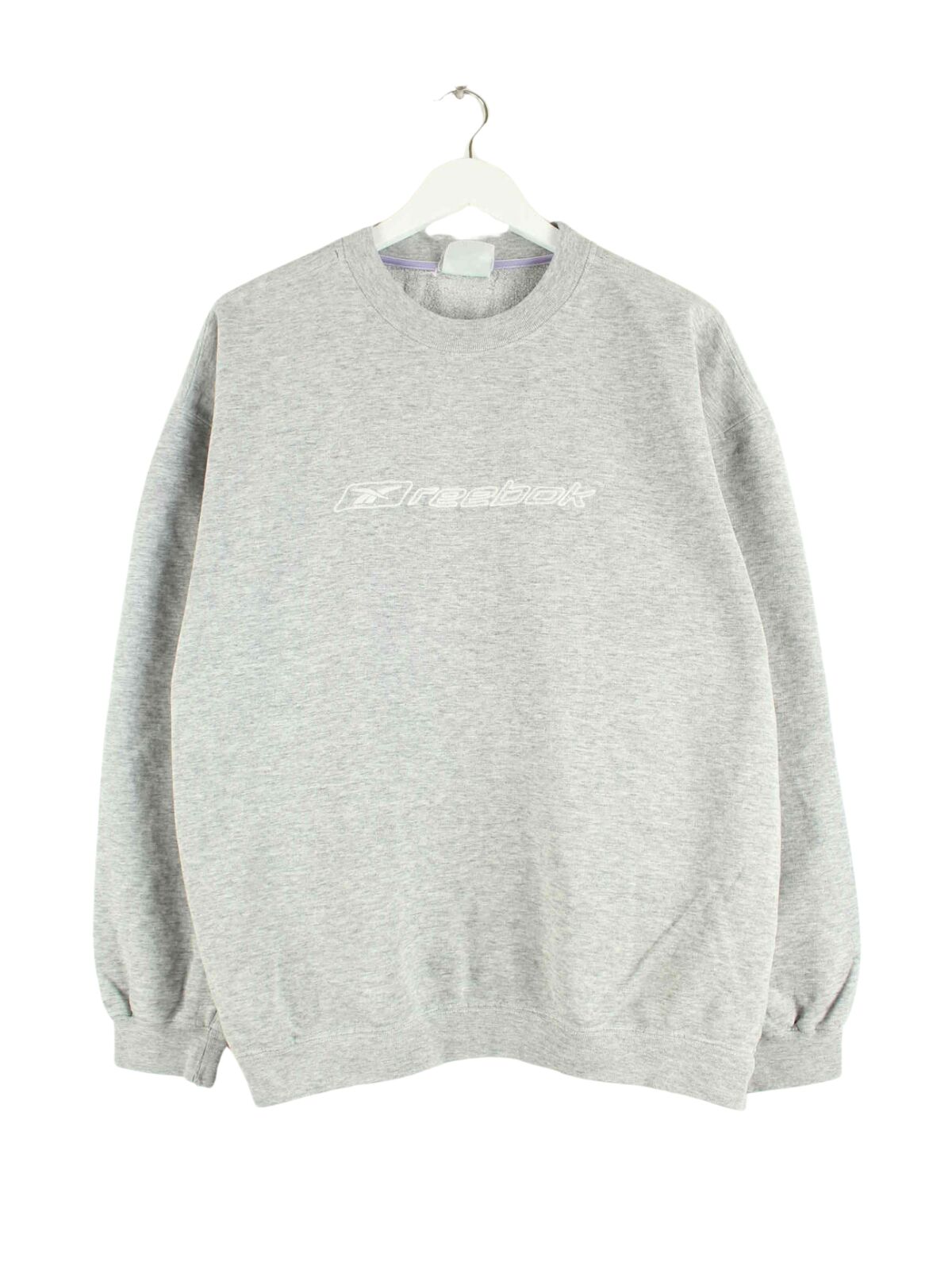 Reebok y2k Embroidered Sweater Grau L (front image)