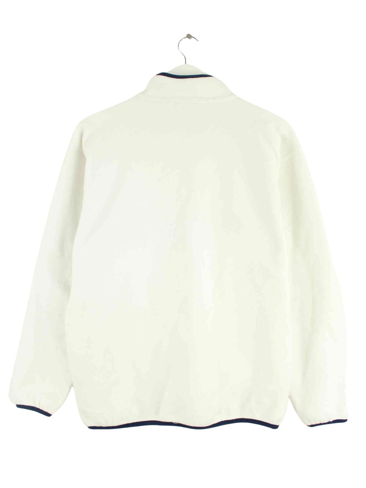 Ralph Lauren Polo y2k Half Zip Fleece Sweater Weiß S (back image)